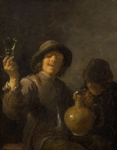Due contadini che bevono da David Teniers the Younger